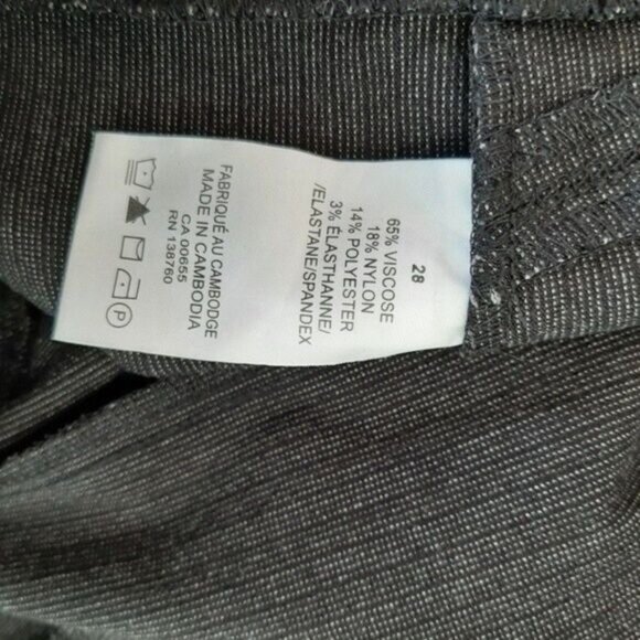 New - PENNINGTONS Savvy-Fit Straight-Leg Pant Pinstripe PLUS Sz 28 - Picture 11 of 11